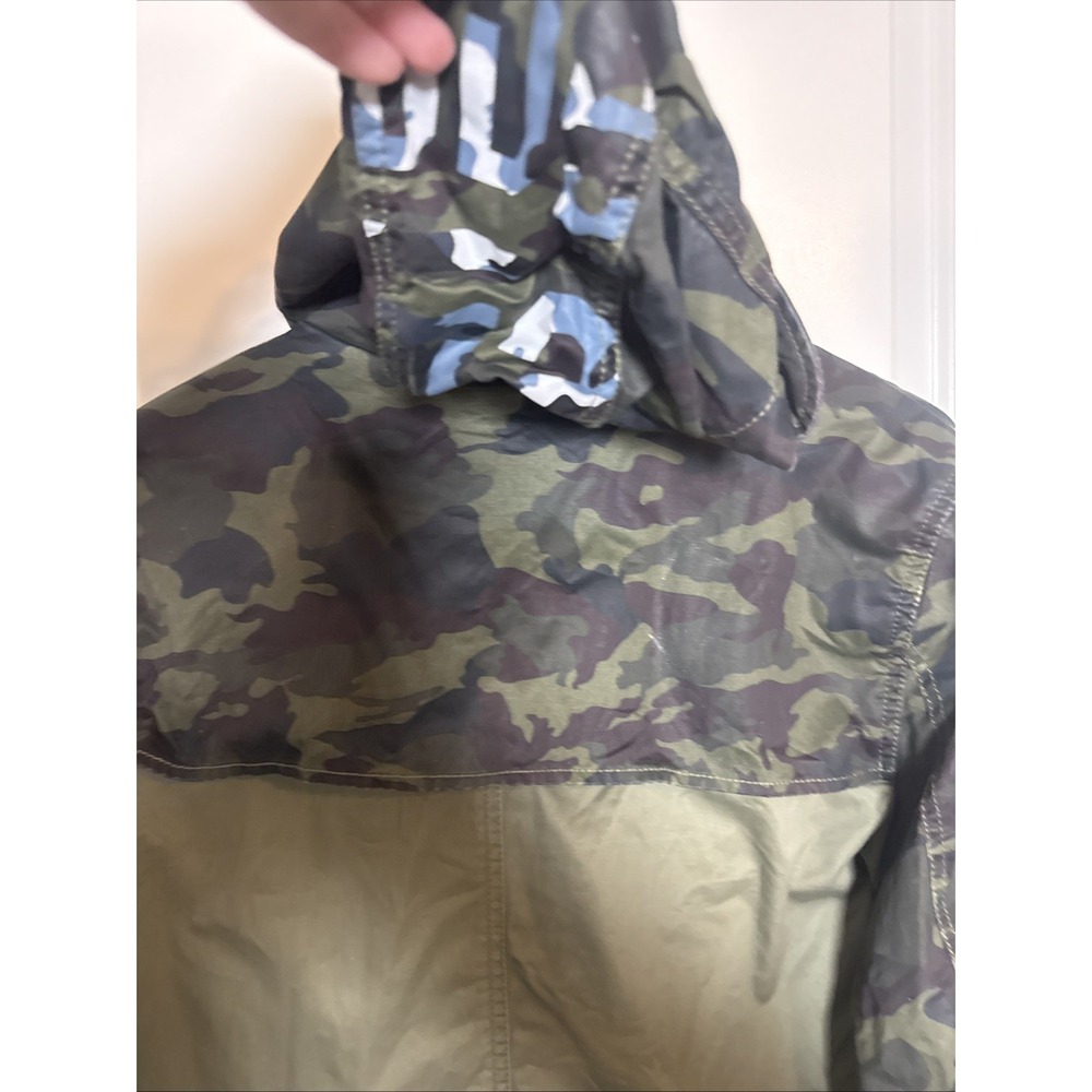 Buffalo David Bitton Full Zip Jacket XL Camo Print With Hood - Picture 7 of 8
